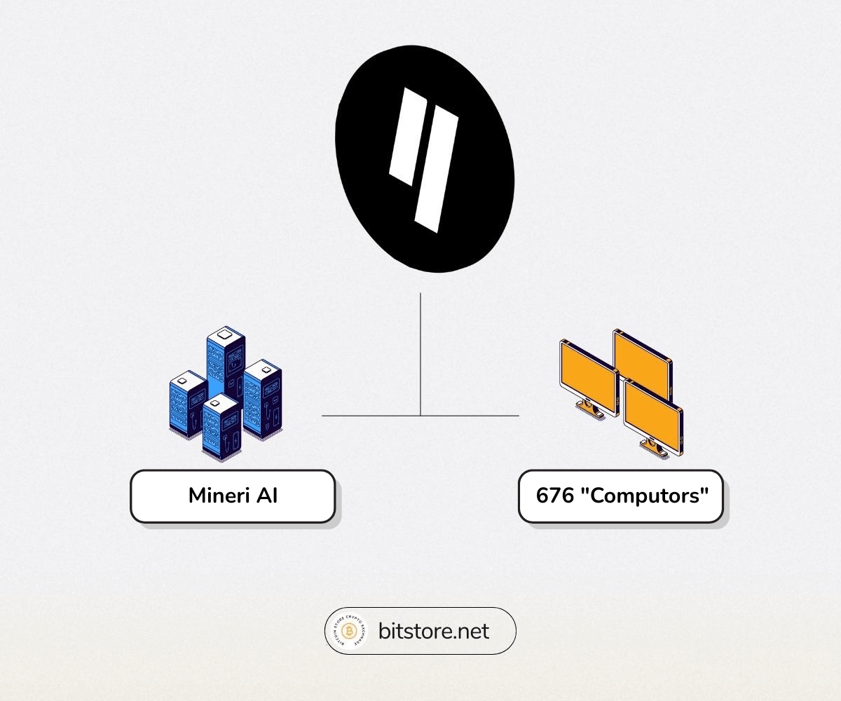 Infografia arată cum funcţionează reţeaua Qubic şi tokenul său nativ.