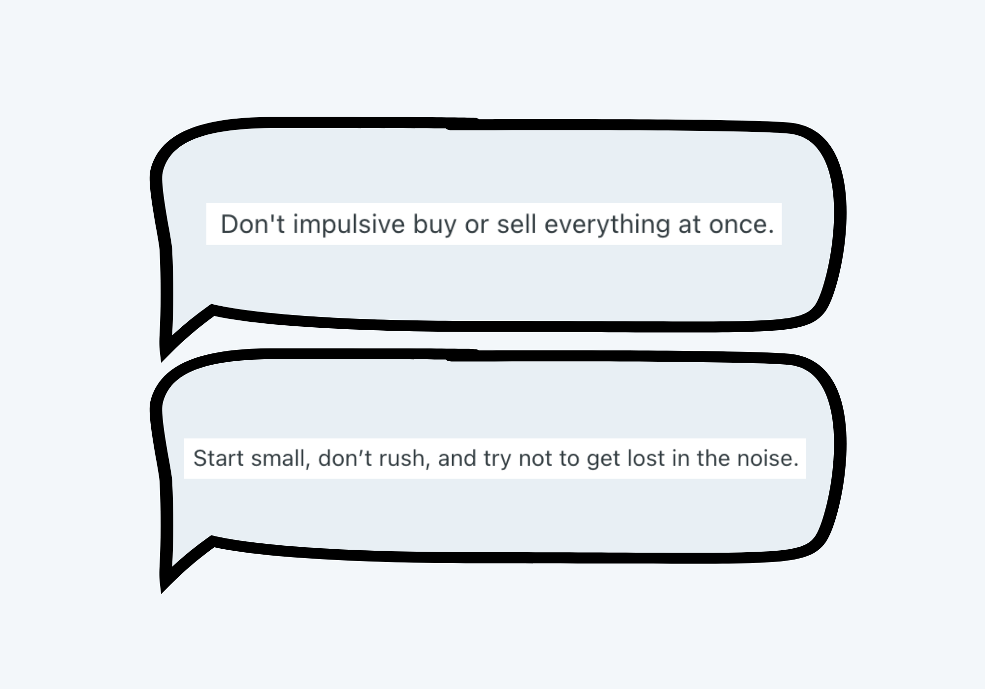 A fotografia mostra uma captura de ecrã de dois comentários do Reddit sobre o tema do investimento em criptomoedas.