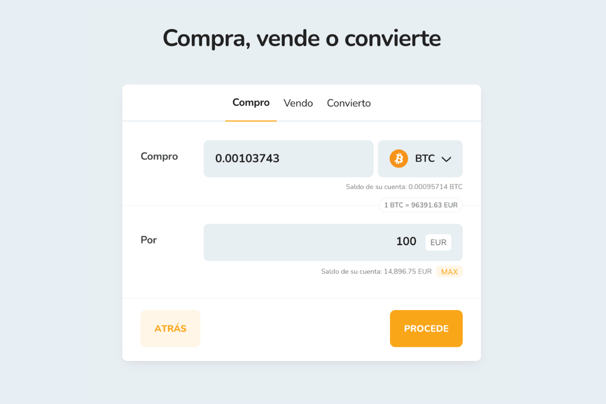 Comprar Bitcoin (BTC) por Euro (EUR) en el exchange de Bitcoin Store.