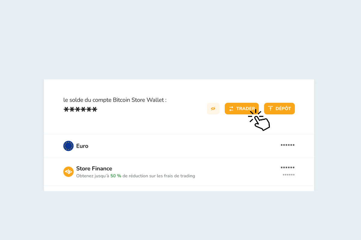 Processus d'achat de Bitcoin et d'autres cryptomonnaies via Bitcoin Store Wallet