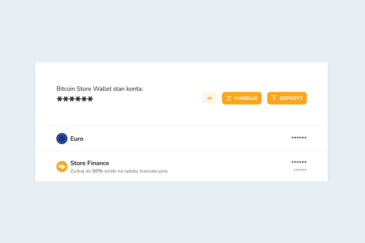 Proces kupowania Bitcoina i innych kryptowalut za pomocą portfela Bitcoin Store Wallet
