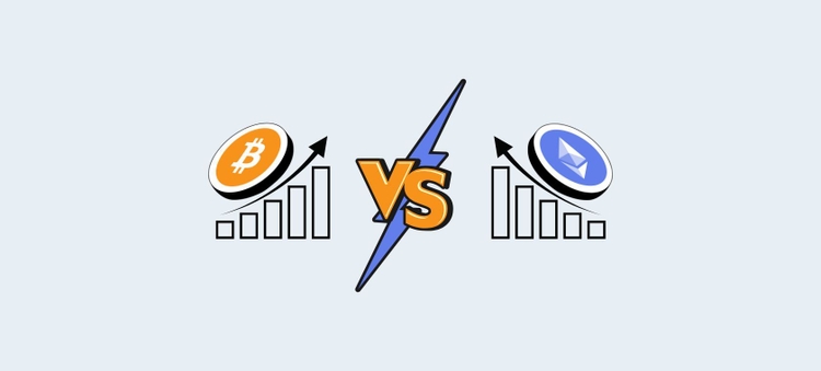 Bitcoin vs. Ethereum: ključne razlike i prednosti