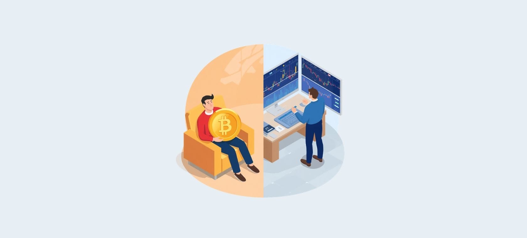 HODLing o trading: due strategie, due filosofie