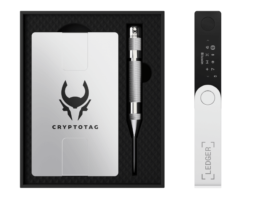 Cryptotag Rounded Bitcoin Store introducing: CryptoTag - Your Ultimate Seed Phrase Protector
